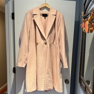 Torrid Blush Pink Trench Coat